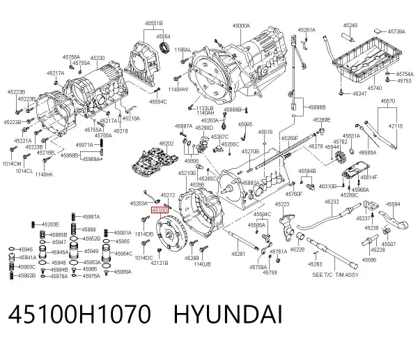  45100H1070 Hyundai/Kia