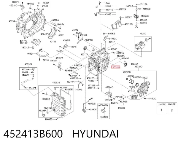  452413B600 Hyundai/Kia