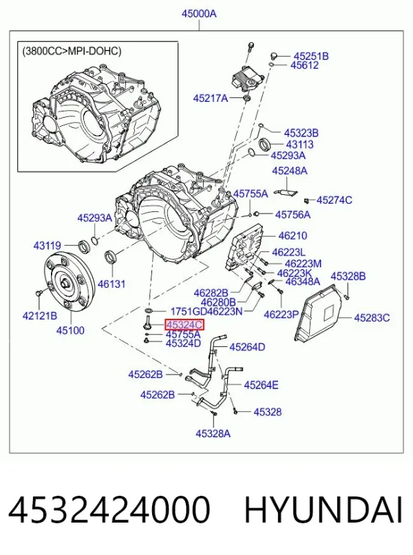  4532424000 Hyundai/Kia