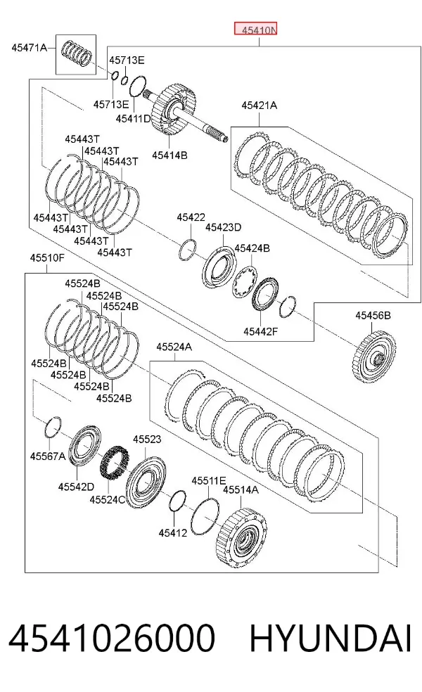  4541026000 Hyundai/Kia
