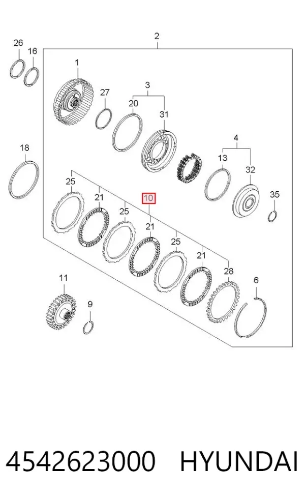  4542623000 Hyundai/Kia