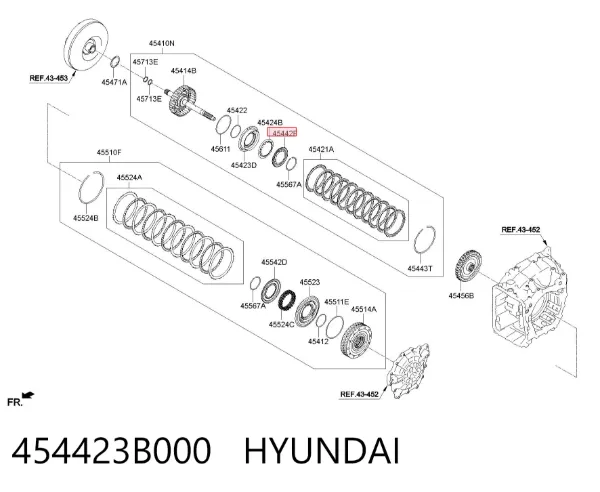  454423B000 Hyundai/Kia