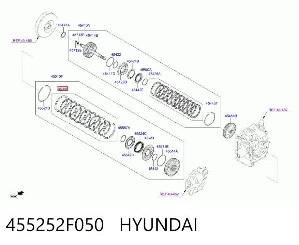  455252F050 Hyundai/Kia