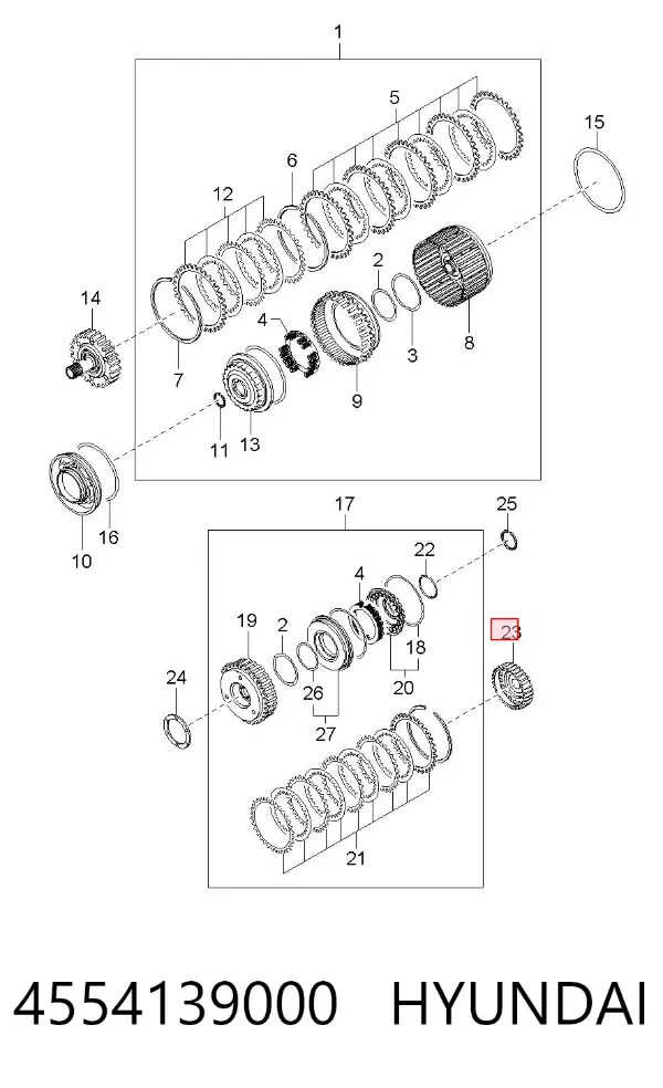  4554139000 Hyundai/Kia