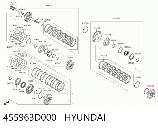  455963D000 Hyundai/Kia