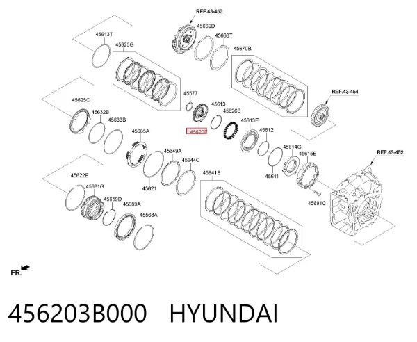  456203B000 Hyundai/Kia