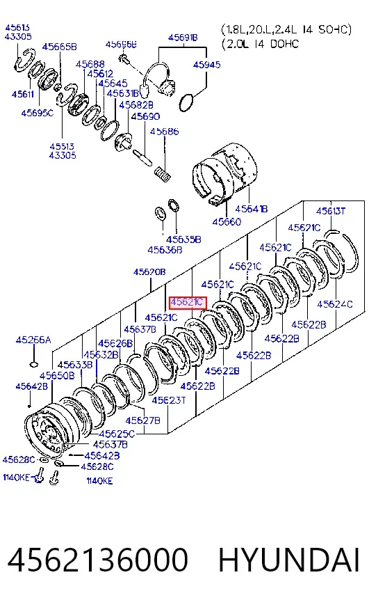 Гальмівні диски передні 4562136061 Chrysler