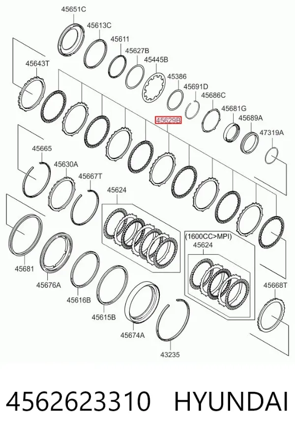  4562623310 Hyundai/Kia