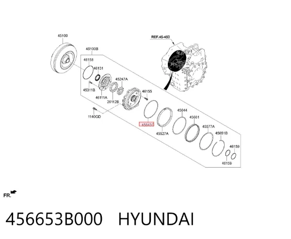  456653B000 Hyundai/Kia