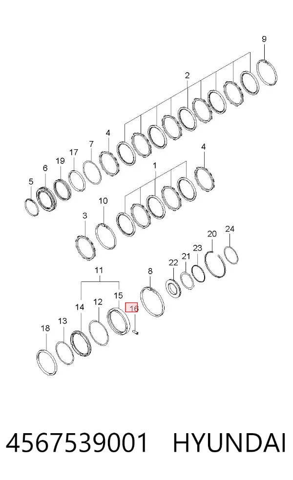  4567539001 Hyundai/Kia
