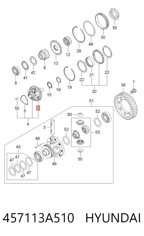  457113A510 Hyundai/Kia