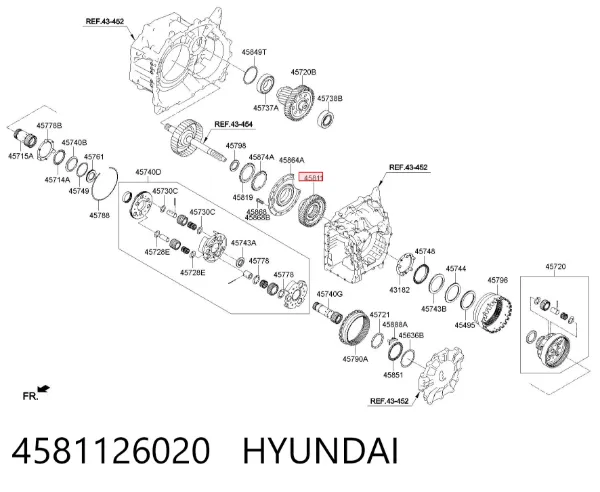  4581126020 Hyundai/Kia