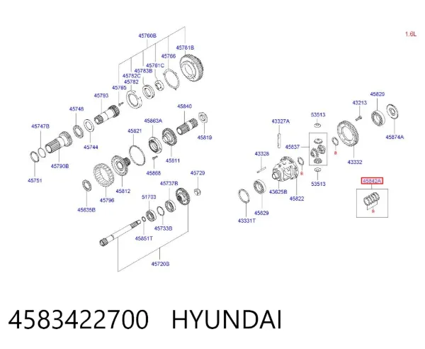  4583422700 Hyundai/Kia