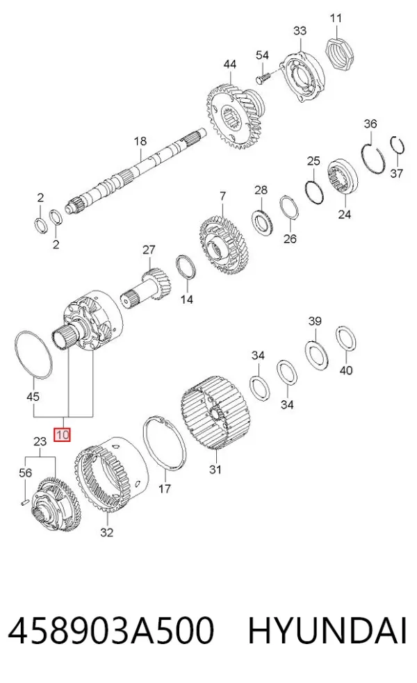  458903A500 Hyundai/Kia