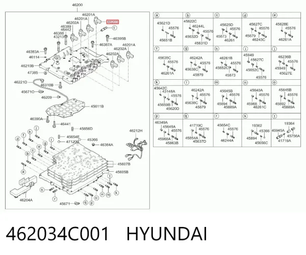  462034C001 Hyundai/Kia