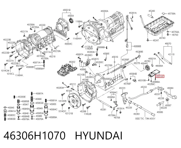 Фільтр АКПП Hyundai Terracan HP