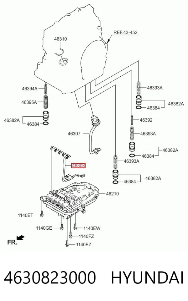 Джгут дротів АКПП 4630823000 Hyundai/Kia