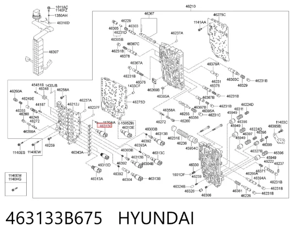 Соленоїд АКПП 463133B675 Hyundai/Kia