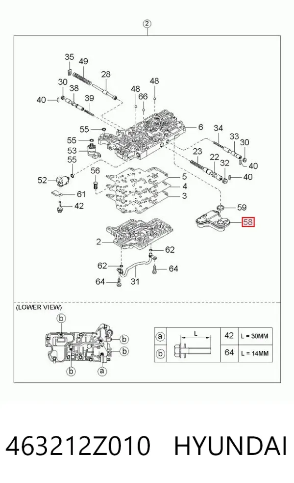 Фільтр АКПП 463212Z010 Hyundai/Kia