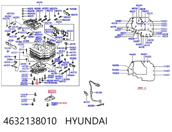 Фільтр АКПП 4632138010 Hyundai/Kia