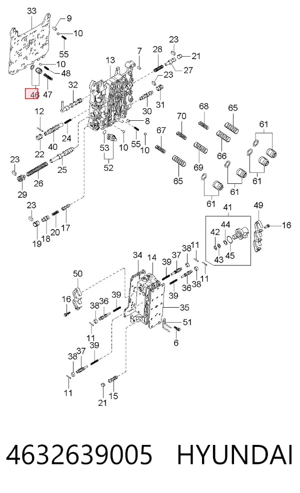 Фільтр АКПП 4632639005 Hyundai/Kia