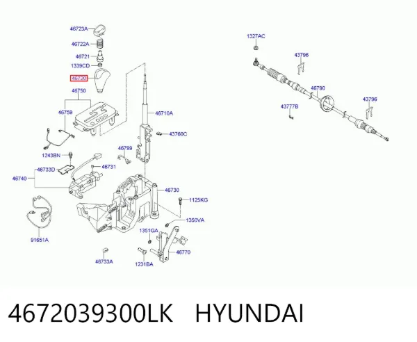  4672039300LK Hyundai/Kia