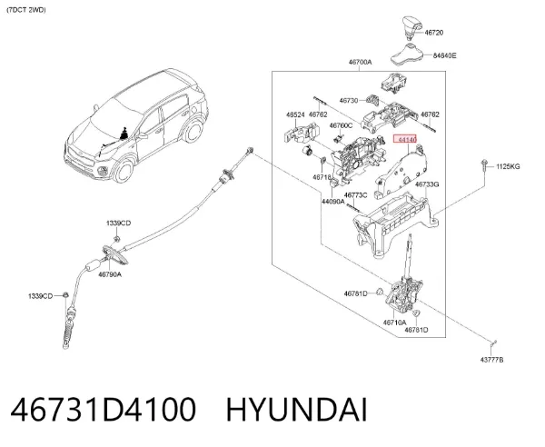  46731D4100 Hyundai/Kia