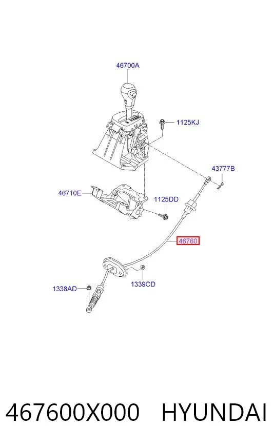  467600X000 Hyundai/Kia