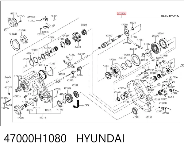 Роздатка Hyundai Terracan HP