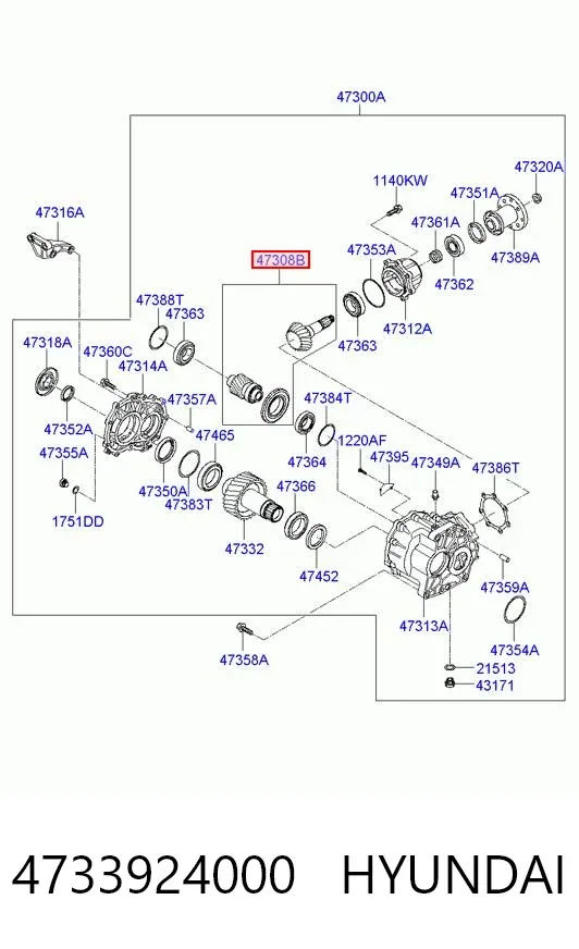  4733924000 Hyundai/Kia