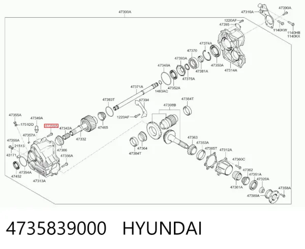  4735839000 Hyundai/Kia
