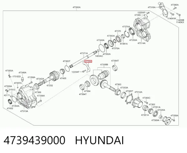  4739439000 Hyundai/Kia