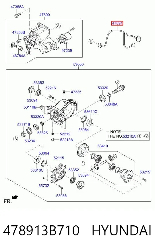  478913B710 Hyundai/Kia