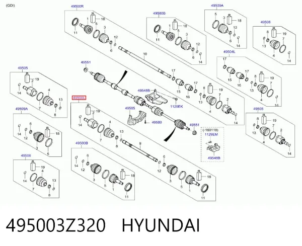  495003Z320 Hyundai/Kia