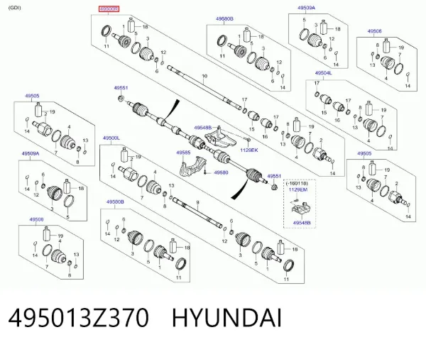  495013Z370 Hyundai/Kia