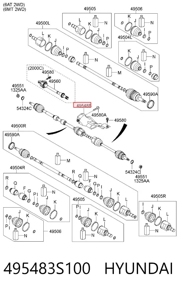  495483S100 Hyundai/Kia