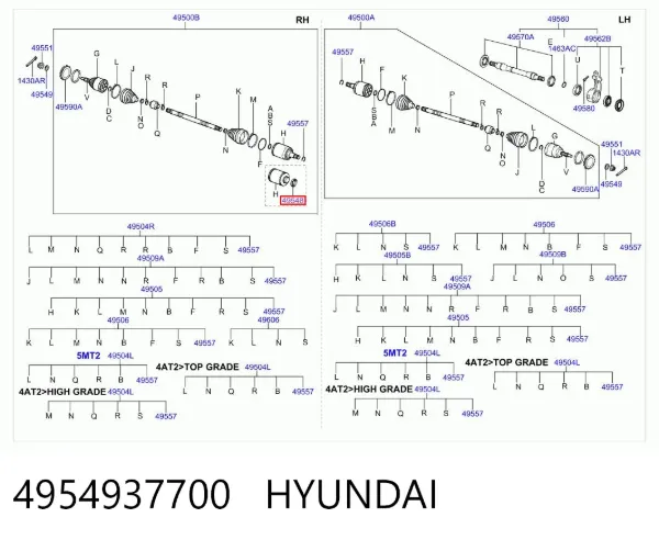  4954937700 Hyundai/Kia