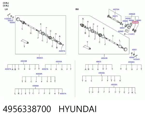  4956338700 Hyundai/Kia