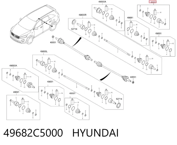  49682C5000 Hyundai/Kia