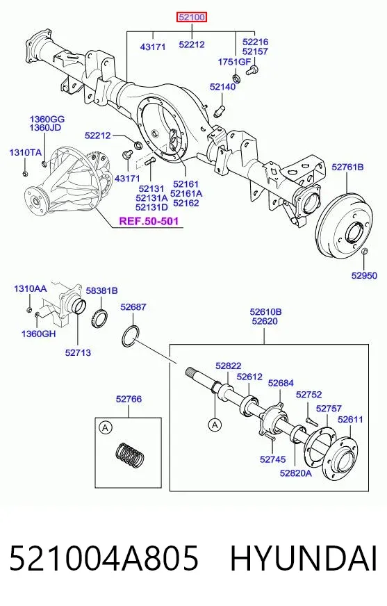 521004A805 Hyundai/Kia