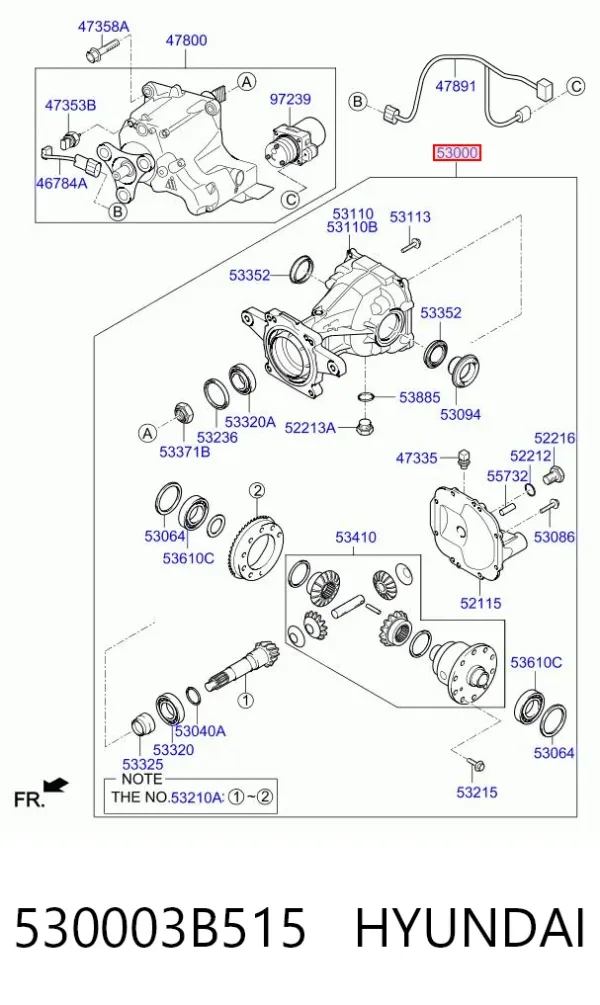  530003B515 Hyundai/Kia