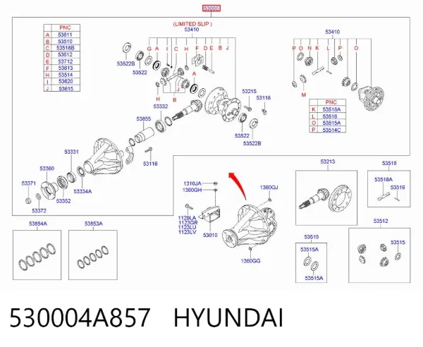  530004A857 Hyundai/Kia