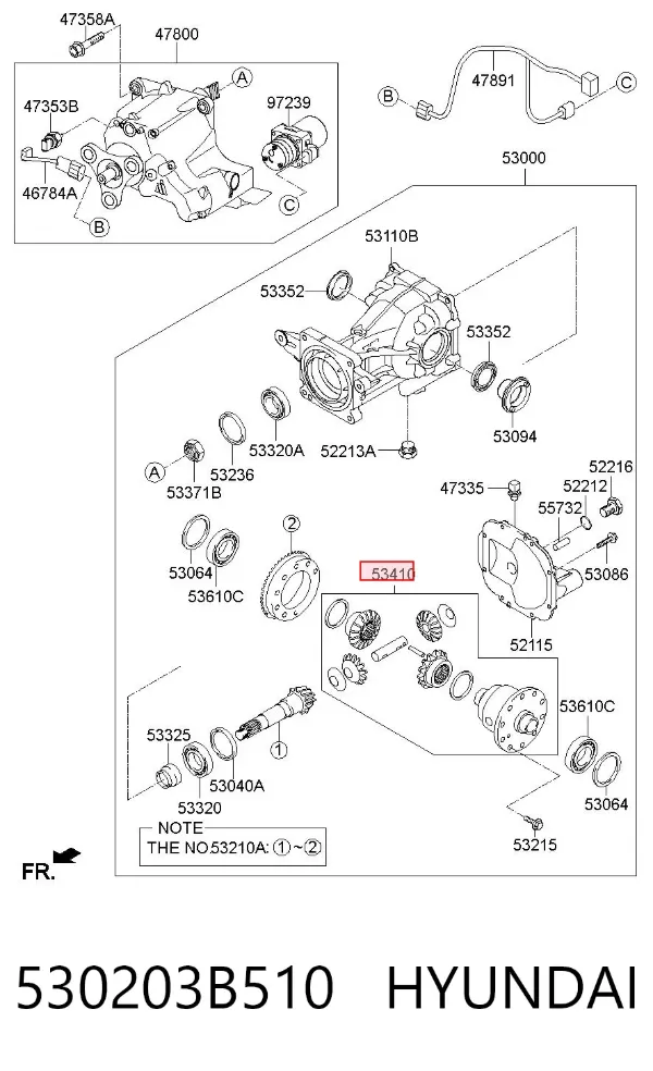  530203B510 Hyundai/Kia