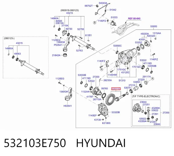  532103E750 Hyundai/Kia
