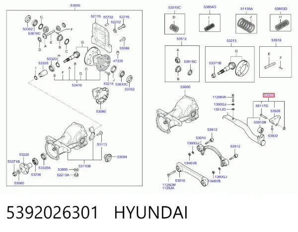  5392026301 Hyundai/Kia