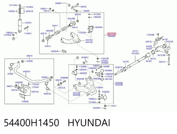  54400H1450 Hyundai/Kia