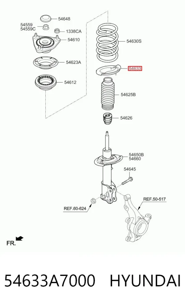  54633A7000 Hyundai/Kia