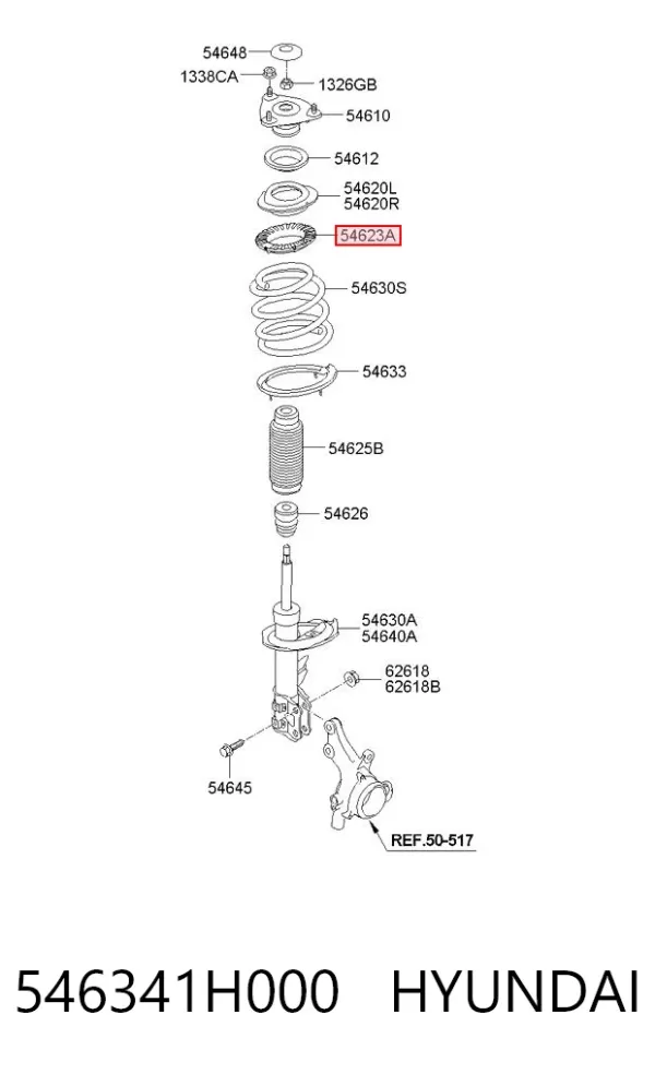  546341H000 Hyundai/Kia
