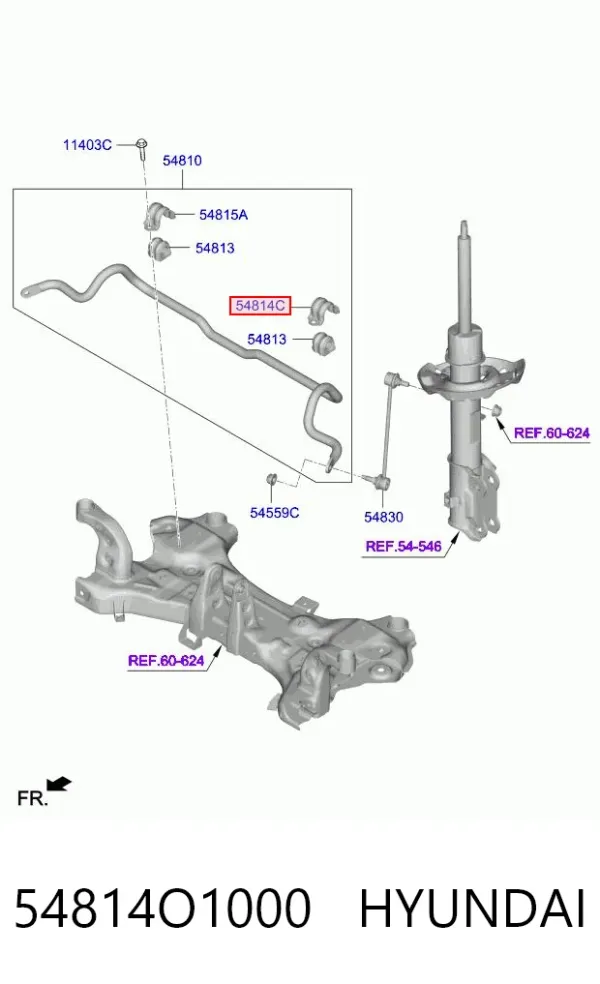  54814O1000 Hyundai/Kia