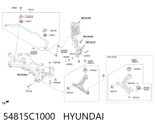  54815C1000 Hyundai/Kia